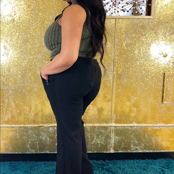 “Boy Split” Slacks - Picture 3 of 4